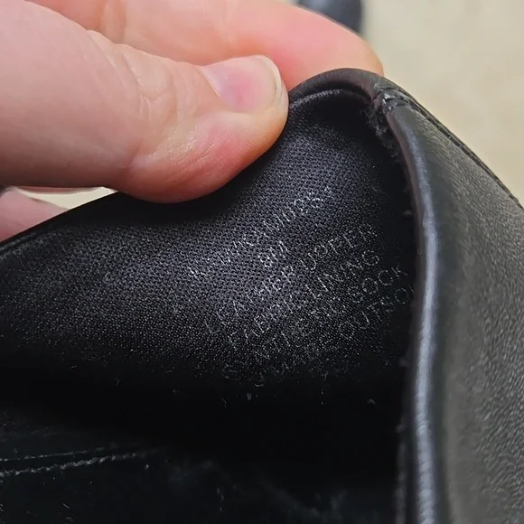 Y2k Steve Madden Chunky Heel Black Leather Mules - Picture 7 of 7